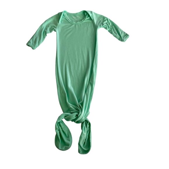 Baby Noah Mint Green 100% Modal Knotted Sleep Gown Size 0-3 Months - Picture 1 of 3